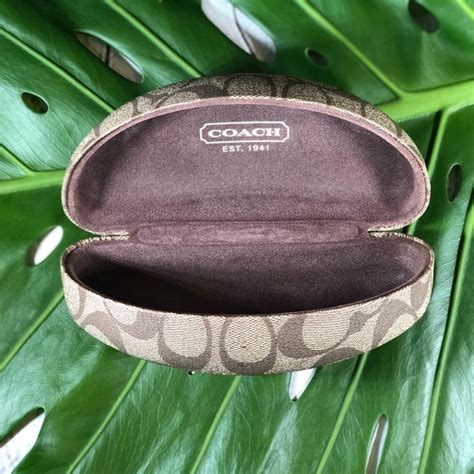 coach sunglasses case only|coach sunglass case white.